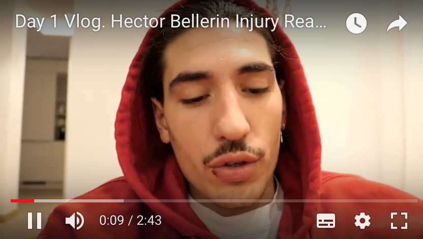 hector bellerin vlog1